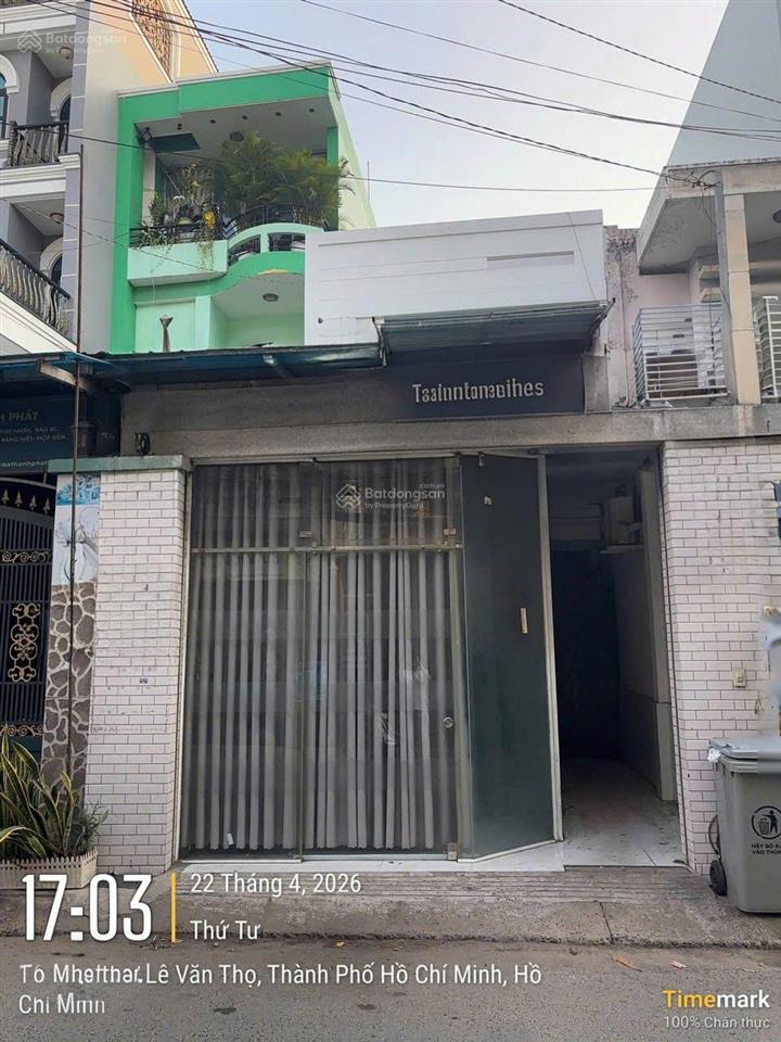 Bán nhà sát mt lê văn thọ p.an hội tây ,dt 4,5m x27m công nhận 120m2 chỉ 9xxx tỷ.tiện kinh doanh.