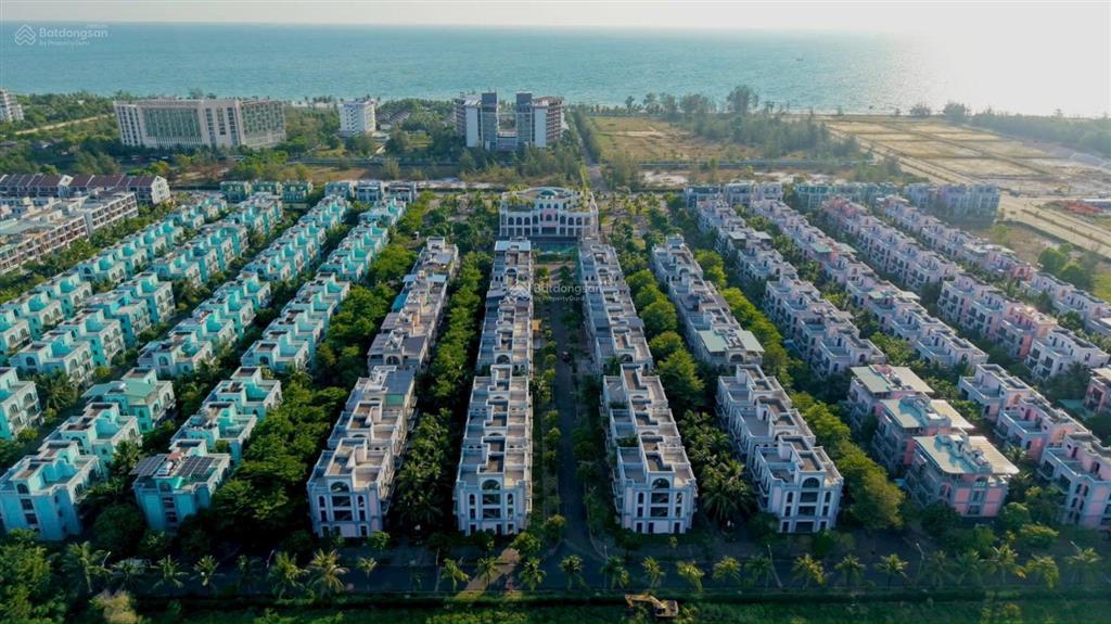 Bán gấp cặp biệt thự song lập paris villas 160m/căn, sonasea bãi trường
