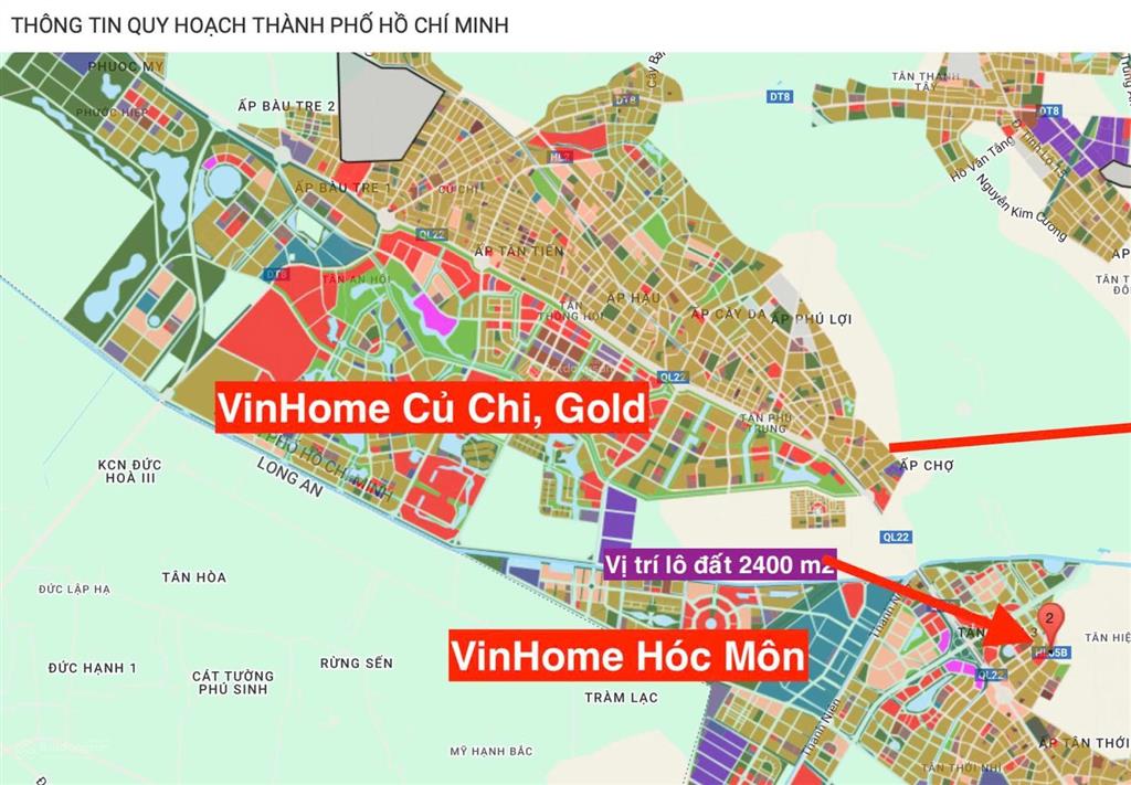 Bán đất 2 mặt tiền siêu đẹp ngay dương công khi, hóc môn