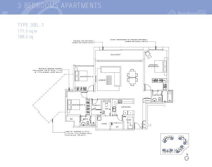 Cần bán căn hộ tại the estella tháp 3b loại spa foreigner quota căn góc với 3 phòng ngủ