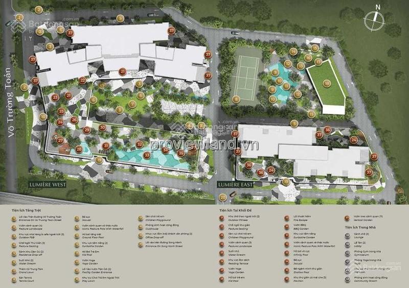 Lumiere riverside bán căn hộ tháp east loại spa foreigner quota với 3 phòng ngủ view sông