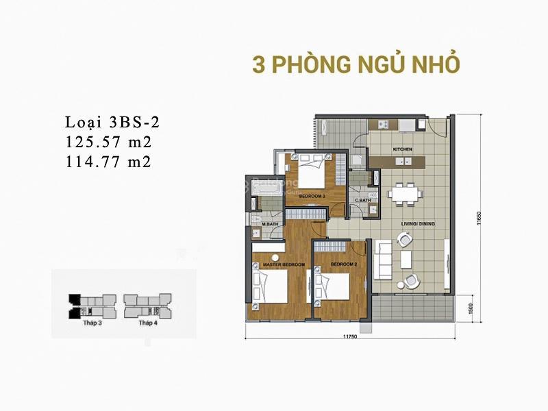 Estella heights bán căn hộ tháp t3 căn góc với 3 phòng ngủ có sổ hồng
