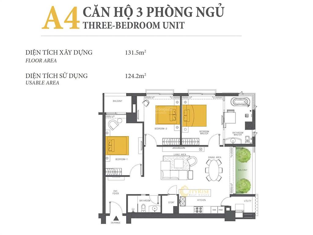 Đảo kim cương bán căn hộ tháp t3 với 3 phòng ngủ view sông có sổ hồng