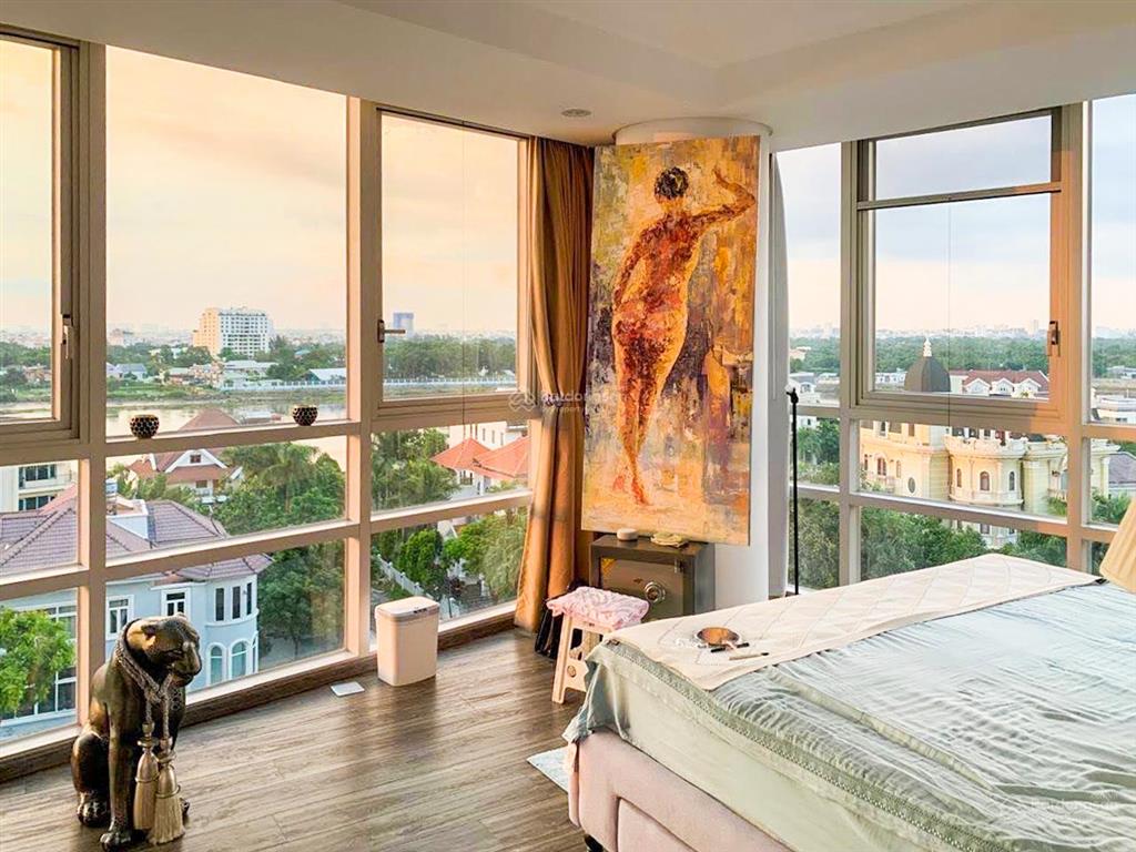 Cho thuê căn hộ tại xi riverview tháp 101 gồm 3 phòng ngủ nội thất sang trọng view sông
