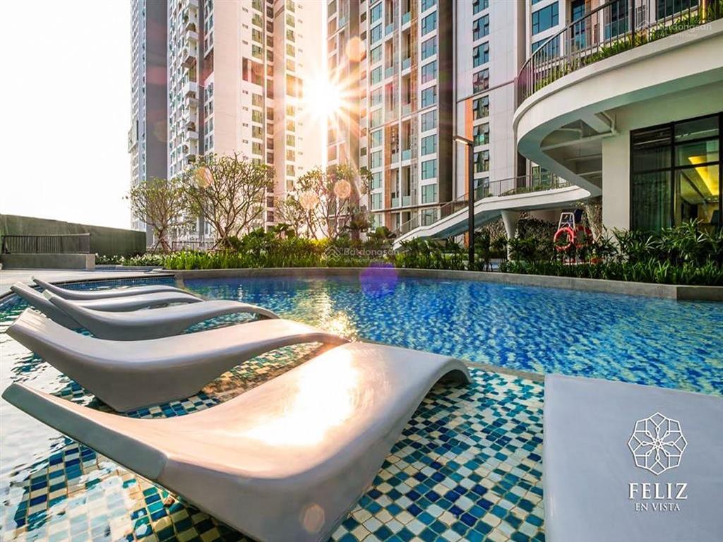 Cho thuê căn hộ tại feliz en vista tháp somerset gồm 4 phòng ngủ nội thất đầy đủ view sông