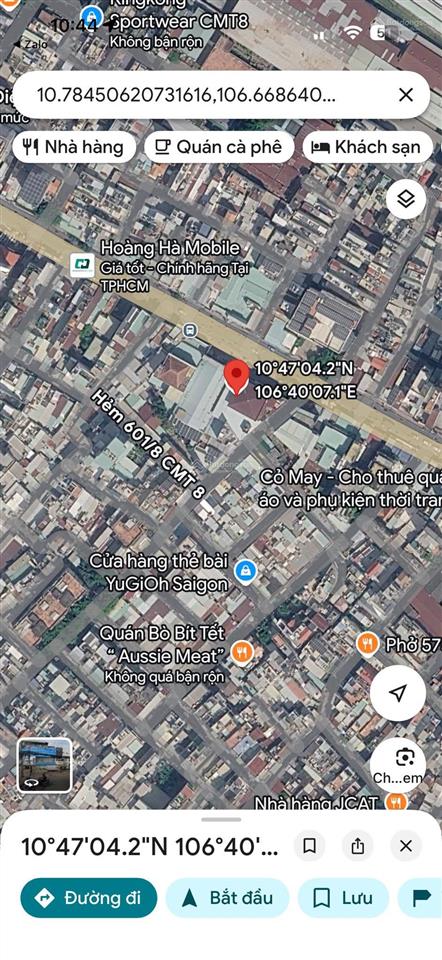 Nhà mặt phố 601b cách mạng tháng tám, 74 tỷ, 219m2, bán gấp
