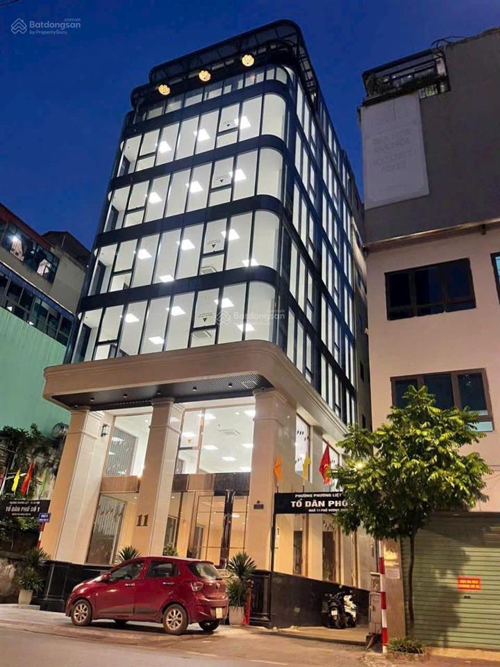 Bán tòa văn phòng 3 mặt tiền trung tâm thanh xuân 125 tỷ  9t thang máy