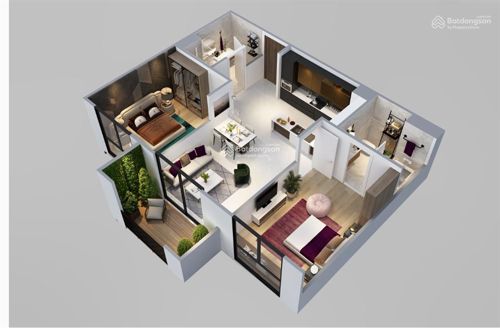 Căn hộ 2pn 65m2 full nội thất tầng cao giá chỉ 3.1 tỷ tầng cao.  0906 724 ***