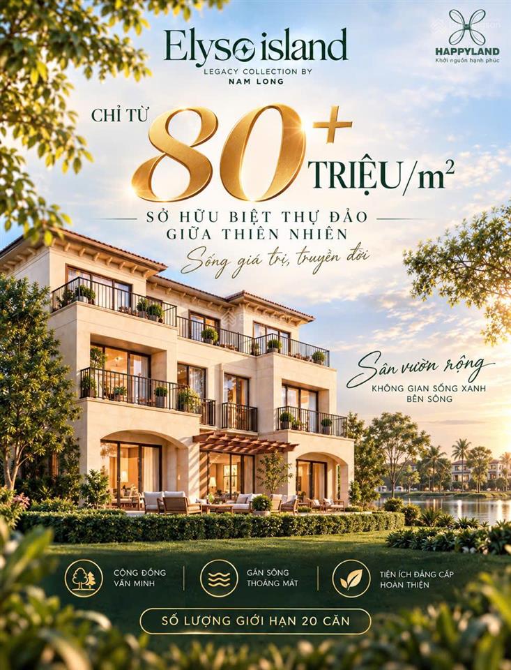 Mở bán phân khu mới elyse island zone b với mức giá chấn động