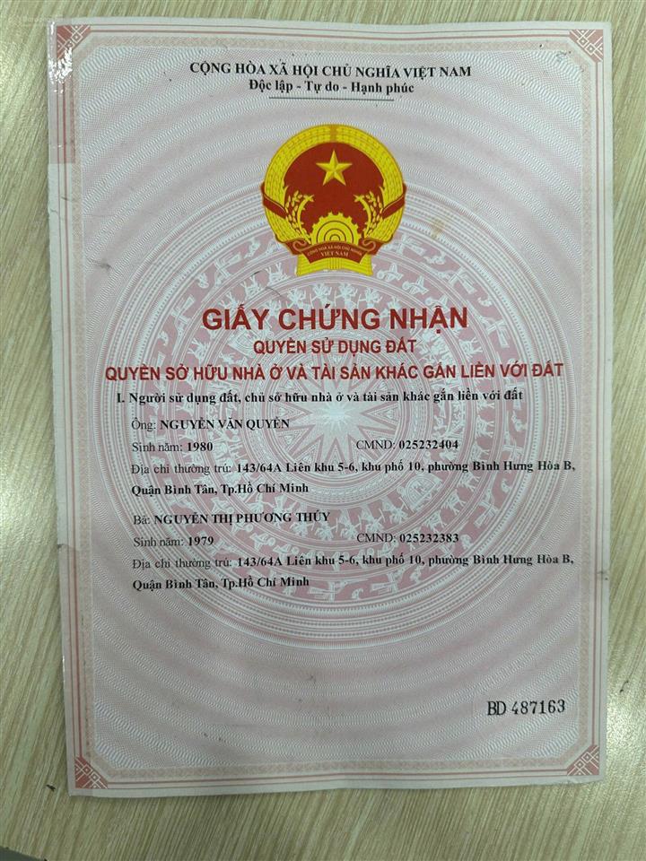 Bán nhà riêng tại chợ, liên khu 56, bình hưng hòa b, 5,8 tỷ, 65,8 m2, hàng hiếm!