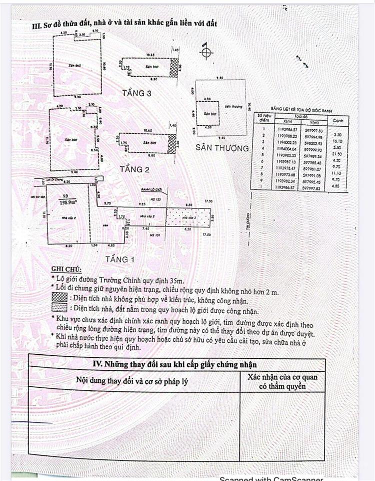 Hàng hiếm mặt tiền tại 133a trường chinh, tân bình, 52,8 tỷ, 199 m2, bán gấp