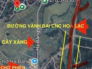 Hot! bán đất ở hạ bằng, 40 tr/m2, 105.7m2, mặt tiền 5m, pháp lý đầy đủ đất lõi kim cương công nghệ