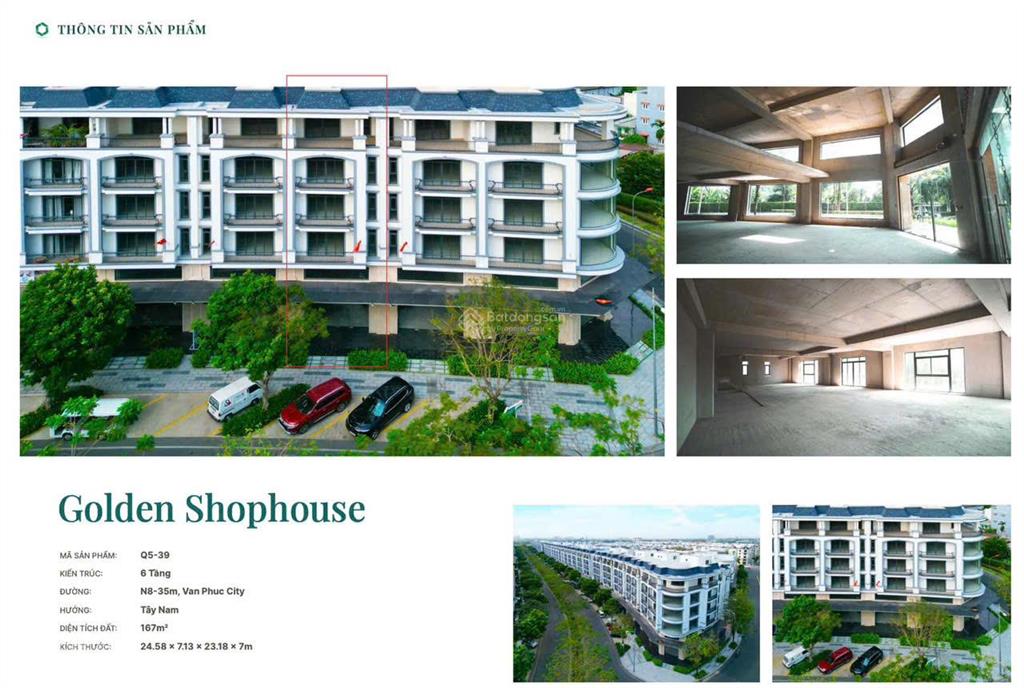 Shophouse nguyễn thị nhung vạn phúc city, diện tích 7*20, giá 44 tỷ