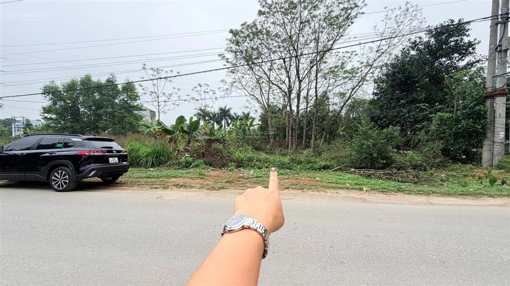 Đất 2 mặt tiền,100m đường ô tô đánh võng, vị trí trung tâm kinh doanh gì cũng lãi, giá đất tăng vù