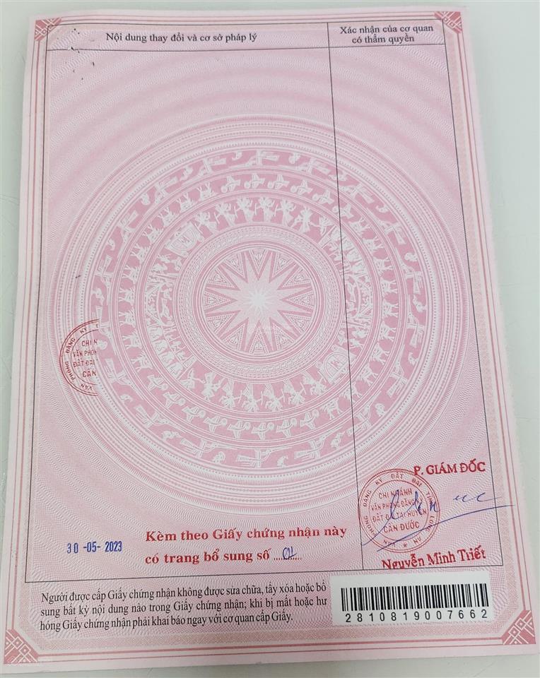 Đất chính chủ sổ hồng  khu dân cư 1b riverside city  thị trấn cần đước, cần đước  long an