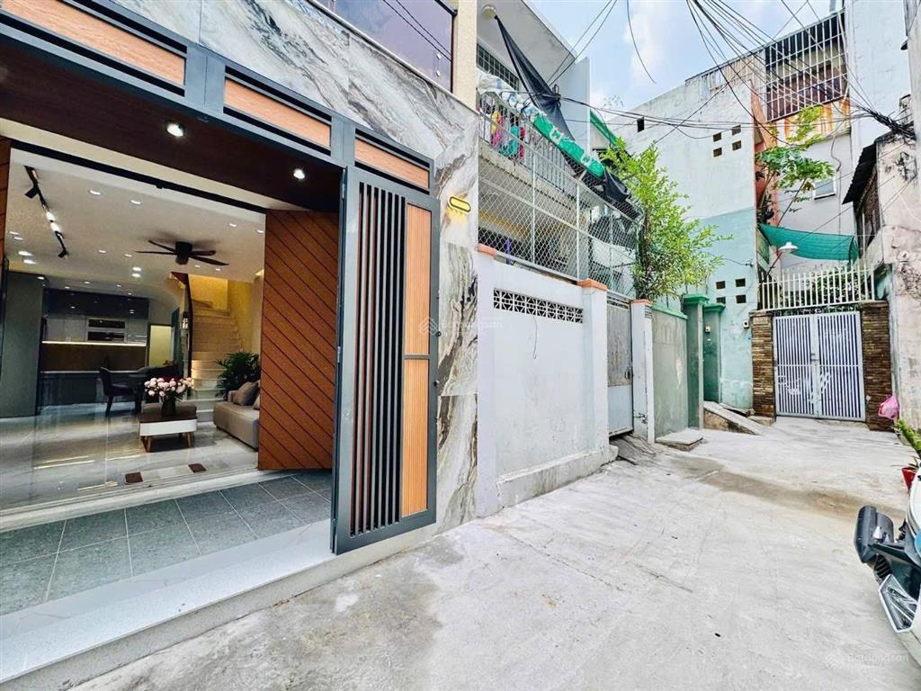 Nhà đẹp full nội thất  căn góc 2 mặt tiền đường số 8, lê văn thọ, p11, gò vấp 56m2 không lộ giới