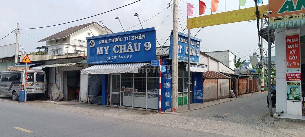 Đất Bình Mỹ, Củ Chi, hẻm ôtô thông, 4x25m xây ở liền.