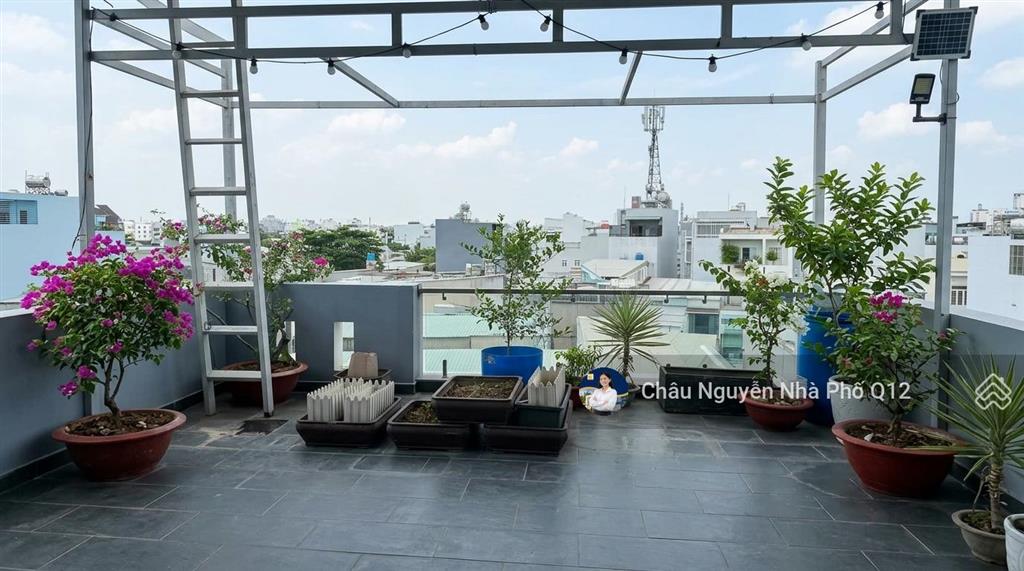 Bán nhà nguyễn văn quá 80m2, 4 tầng, 4pn, hẻm thông, ngang 5.6m, shr, 3p ra ql1a, chủ giảm 400tr