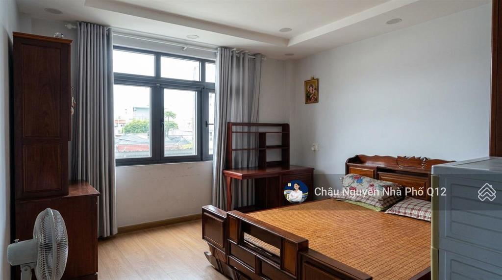 Bán nhà nguyễn văn quá 80m2, 4 tầng, 4pn, hẻm thông, ngang 5.6m, shr, 3p ra ql1a, chủ giảm 400tr