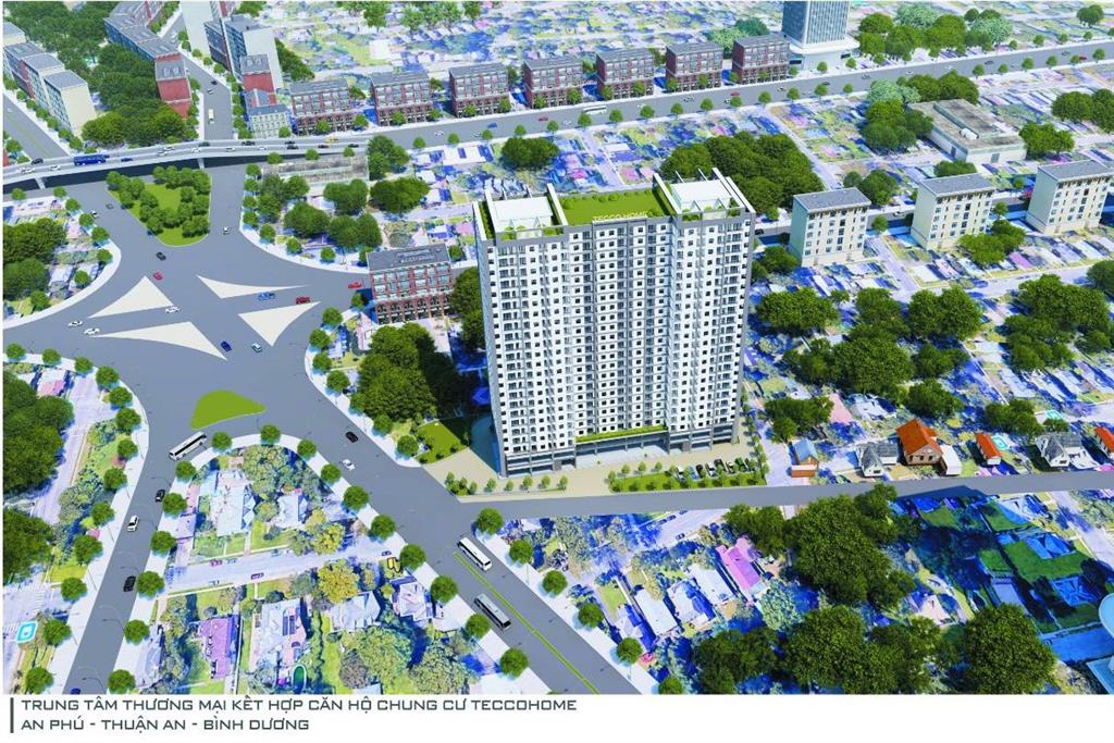 Bán căn hộ chung cư tecco home an phú 62m2, 2pn, 2wc  sổ sẵn giá rẻ 1,5 tỷ