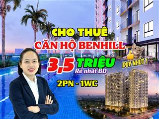 Cho thuê căn hộ chung cư ben hill thuận giao duy nhất căn 2pn giá rẻ nhất 3,5 triệu