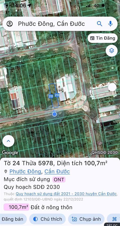 Đất tđc phước đông 100m2 đối diện kcn cảng còn 920 triệu