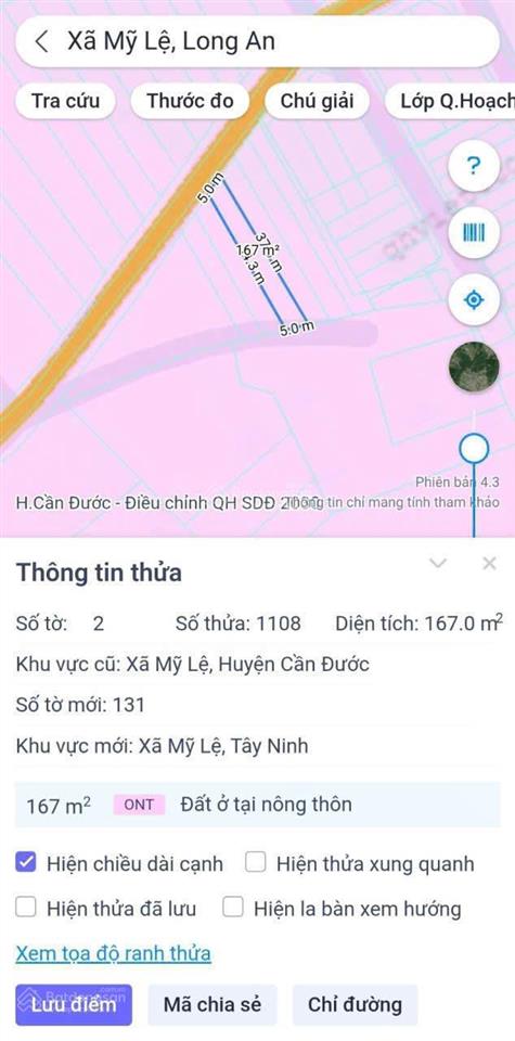 Chính chủ kẹt tiền bán gấp 167m2 đất thổ cư mặt tiền đường nhựa, giá 1,05 tỷ, sát bên chợ đào