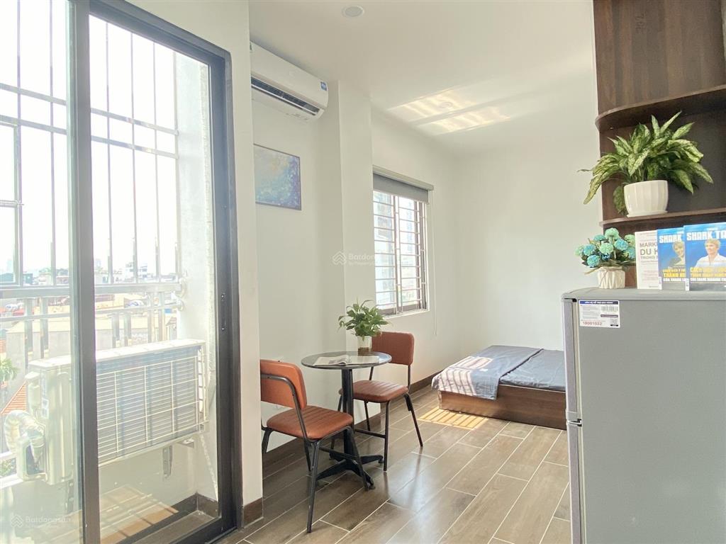 Căn hộ studio cao cấp full đồ mới xây ô tô đỗ mễ trì hạ 4tr7/tháng