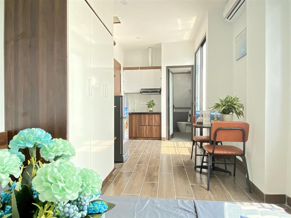 Căn hộ 1k1n cao cấp full đồ mới xây ô tô đỗ mễ trì hạ 4,7 triệu/tháng