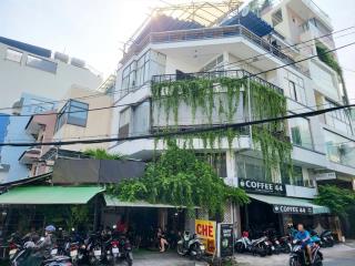 Cho thuê tòa nhà góc 2 mặt tiền hoàng dư khương, quận 10 ngang 8m  trệt 4 lầu