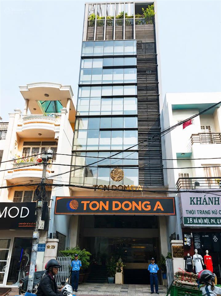 Cho thuê tòa nhà mặt tiền hồ văn huê phú nhuận, dtsd 900m2, trệt 4 lầu