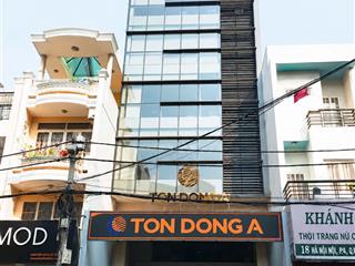 Cho thuê tòa nhà mặt tiền hồ văn huê phú nhuận, dtsd 900m2, trệt 4 lầu