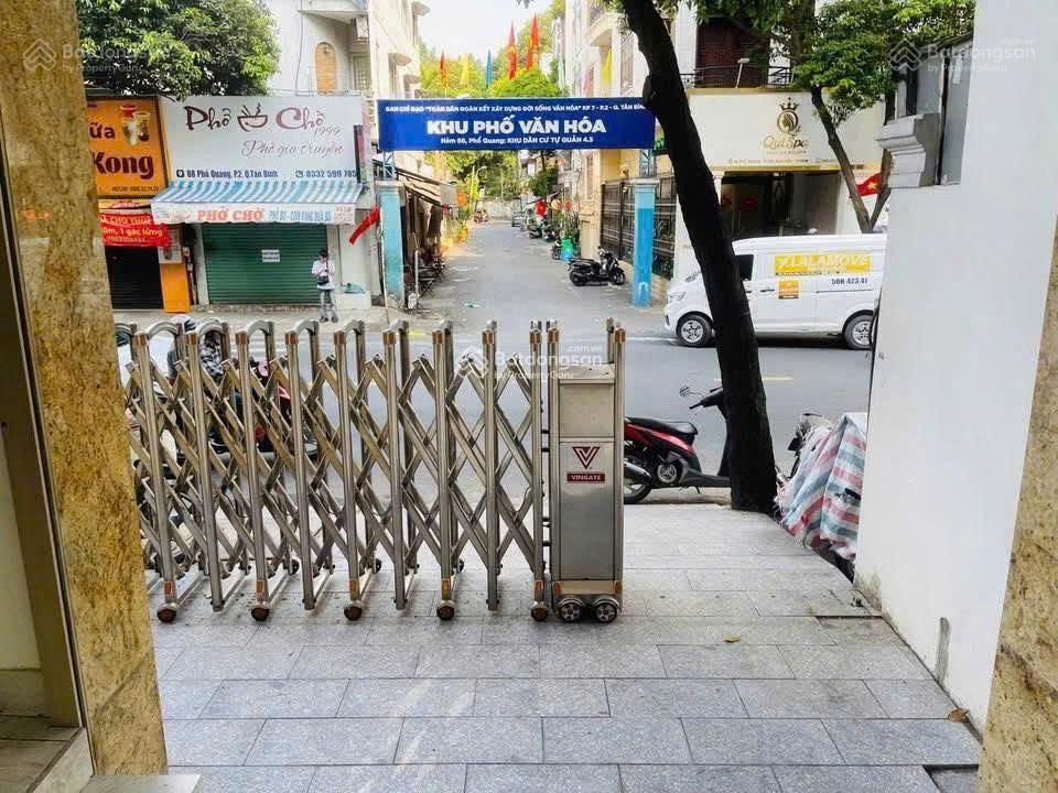 Cho thuê tòa nhà mặt tiền phổ quang tân bình, dtsd ~2000m2, hầm 8 lầu