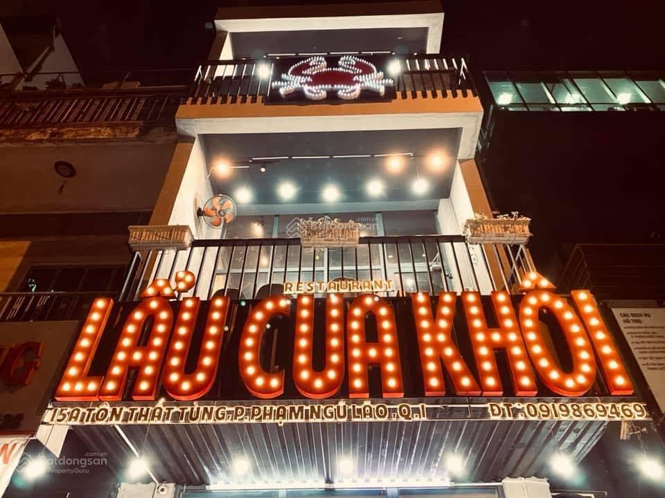 Cho thuê nhà mặt tiền bến thành quận 1, trệt 3 lầu. 300m2
