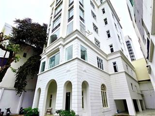 Tòa nhà mặt tiền hoàng diệu phú nhuận  8 tầng, dtsd 4800m2, có sân trước