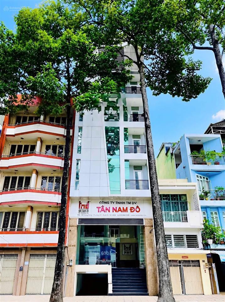 Cho thuê tòa nhà ngay thuận kiều quận 5, hầm 8 lầu dtsd ~1000m2