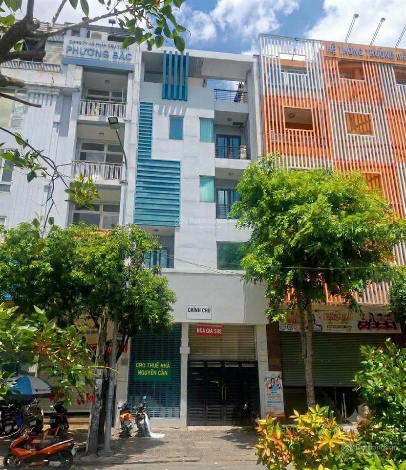 Cho thuê tòa nhà mặt tiền phan xích long, phú nhuận  hầm trệt 4 lầu