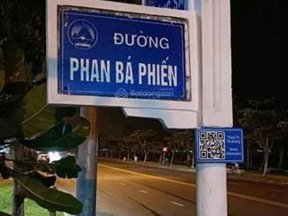 Bán đất mặt tiền đường phan bá phiến  sẵn sổ  cách biển 200m đi bộ