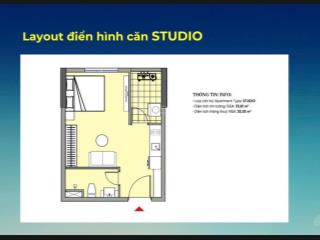 Thanh toán 400 triệu nhận căn hộ studio  view biển  trung tâm đã nãng