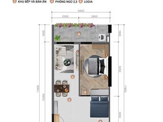 Bán căn hộ 1 pn+  trung tâm tp  cora tower  sổ hồng lâu dài  căn a117.19