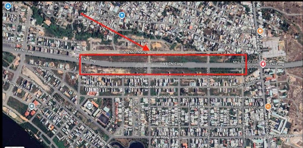 Hiếm! đất mặt tiền võ chí công  đối diện dãy shophouse 100m²  giá 7,9 tỷ   lô b2.25.16