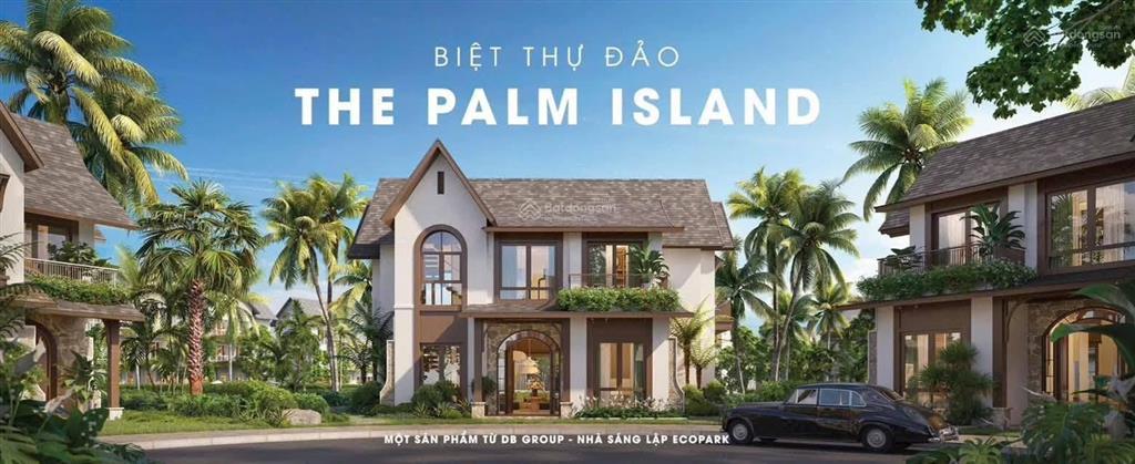 Chỉ từ 2,9 tỷ sở hữu biệt thự đảo the palm island eco central park với mật độ xây dựng 14%