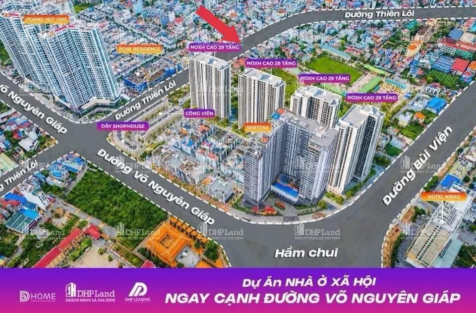 Lô đất mặt đường thiên lôi cạnh hoàng huy com cực đẹp cần bán gấp hơn 10 tỷ có thoả thuận