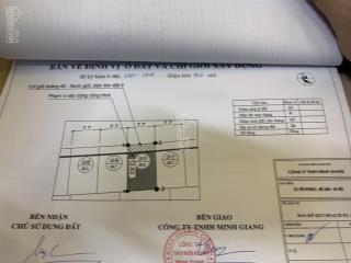 Chính chủ bán mặt đường 48m khu đô thị minh giang đầm và mê linh, dt 99m2. giá 28 tr/m2