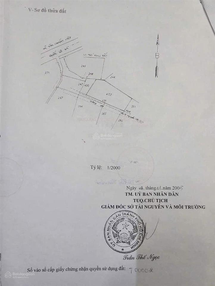 Bán đất kinh doanh cầu lông tại nguyễn văn quá, đông hưng thuận, quận 12, 120 triệu / m2, 2563m2