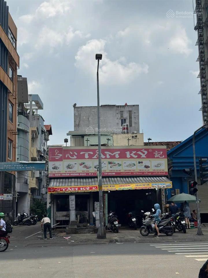 Bán nhà góc 2 mặt tiền trần hưng đạo quận 5, ngay bệnh viện chấn thương chỉnh hình