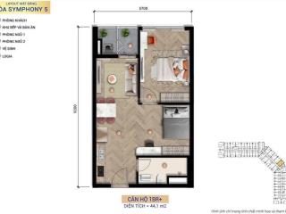 Cơ hội đầu tư căn hộ tmdv symphony 5 ven sông hàn chỉ 2,4 tỷ