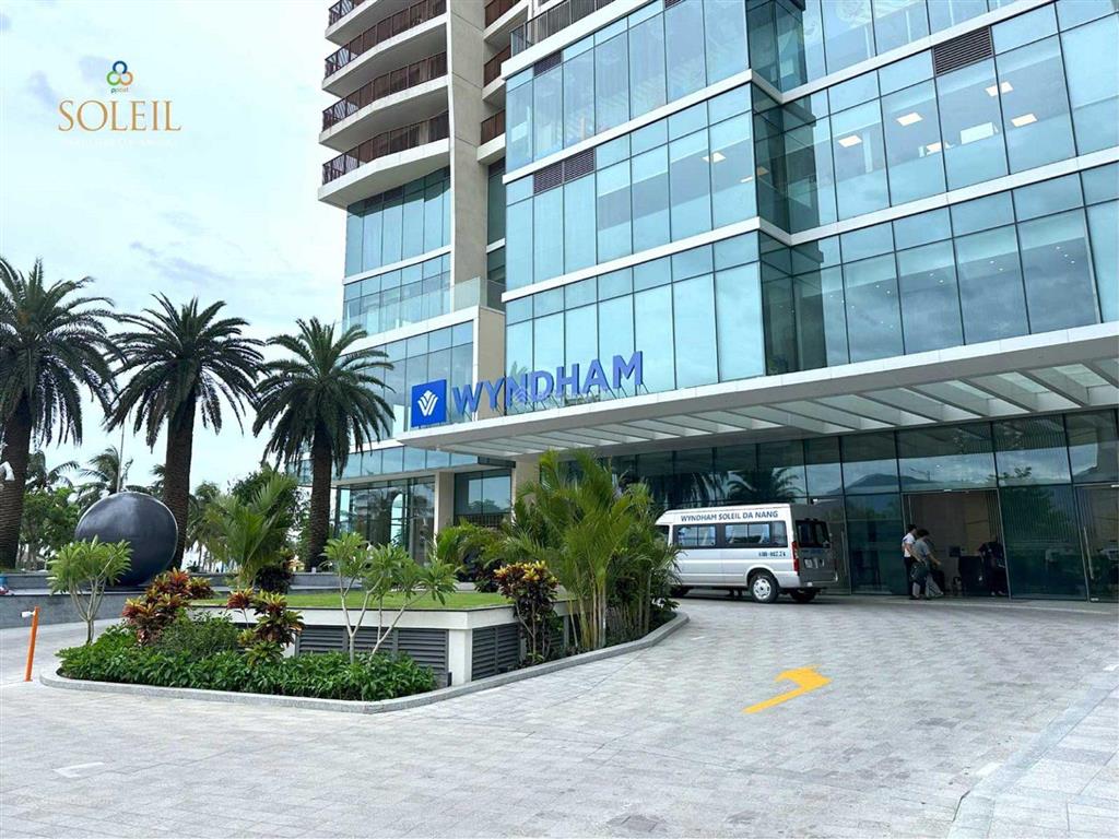 Studio tại wyndham soleilmặt tiền biển mỹ khê, nhận luôn 12% doanh thu khai thác cho thuê