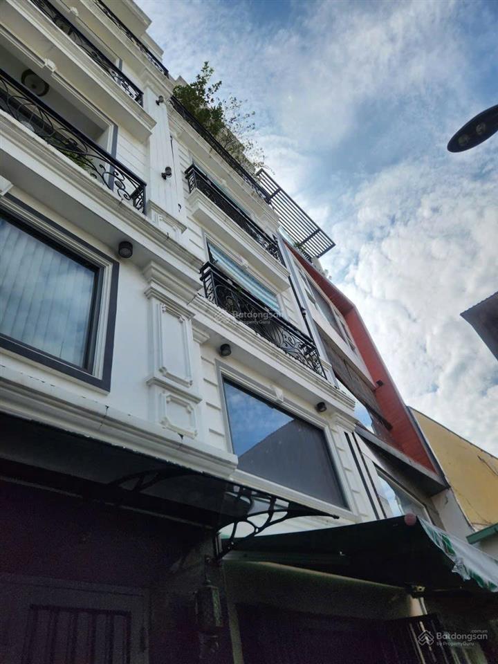 Nhà mới cứng  xe hơi ngủ nhà  khu compound lê trực, p.7, bình thạnh  5 tầng 4,8x12m  giá 11 tỷ