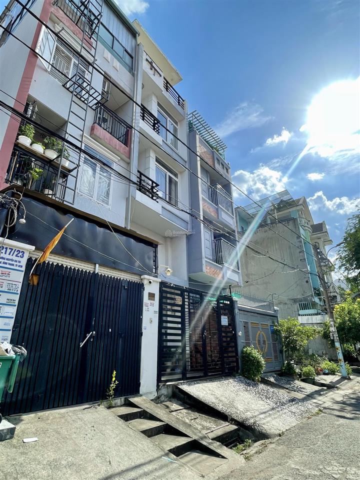 Hẻm 10m  cạnh công viên bình lợi p.13 bình thạnh  3 tầng 4x19m  sẵn kết cấu ở ngay  giá 11 tỷ